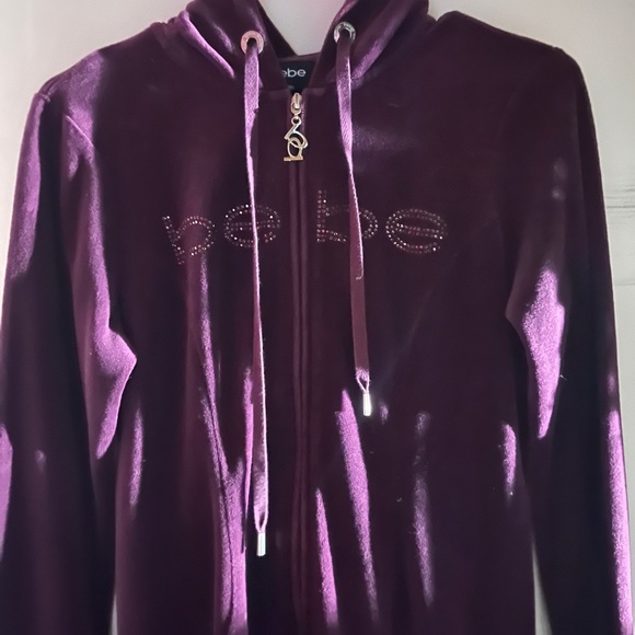 Bebe Purple Hoodie - Picture 1 of 2